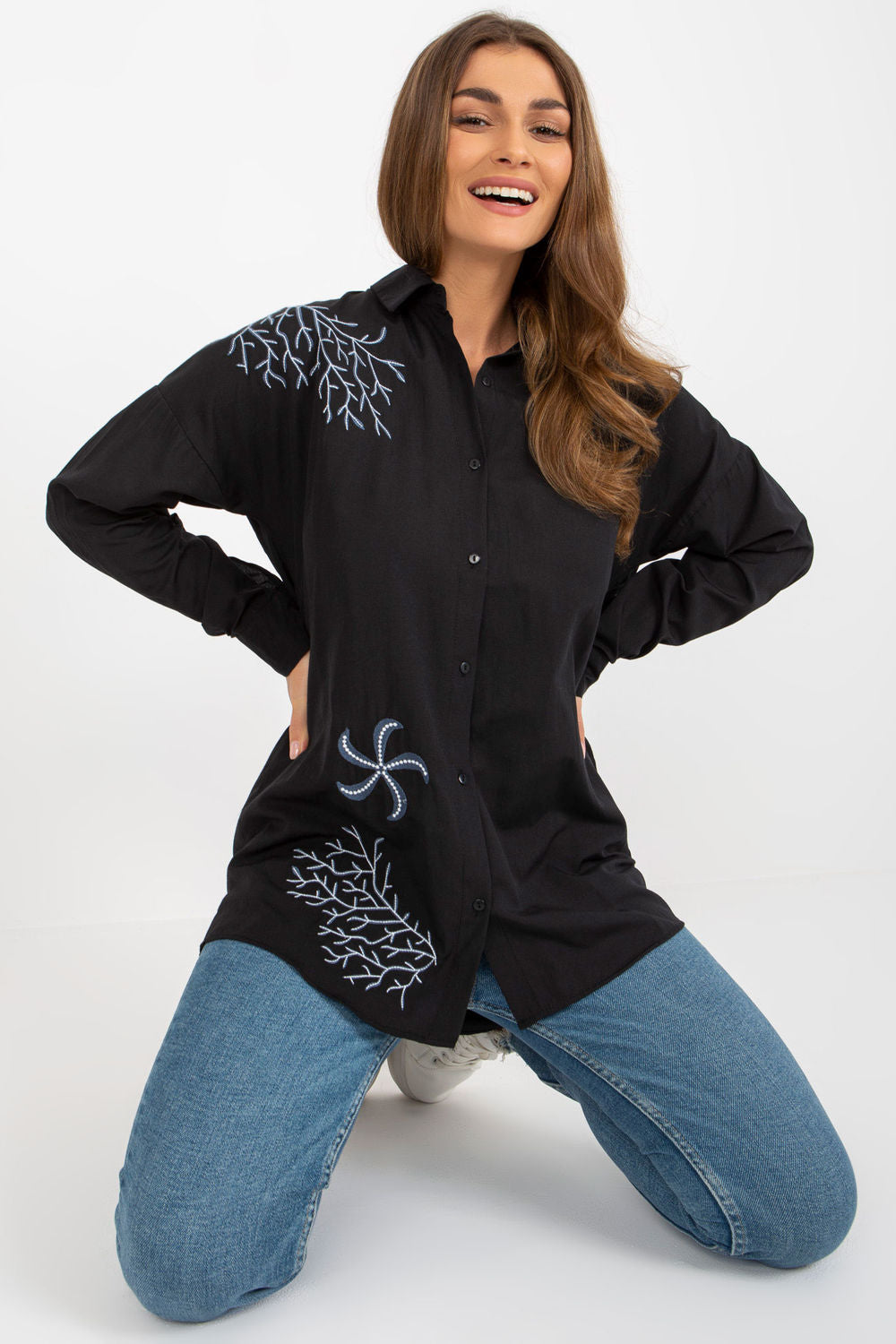 Long sleeve shirt model 181626 Elsy Style Shirts for Women