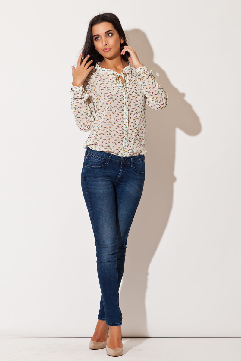 Long sleeve shirt model 44034 Elsy Style Shirts for Women