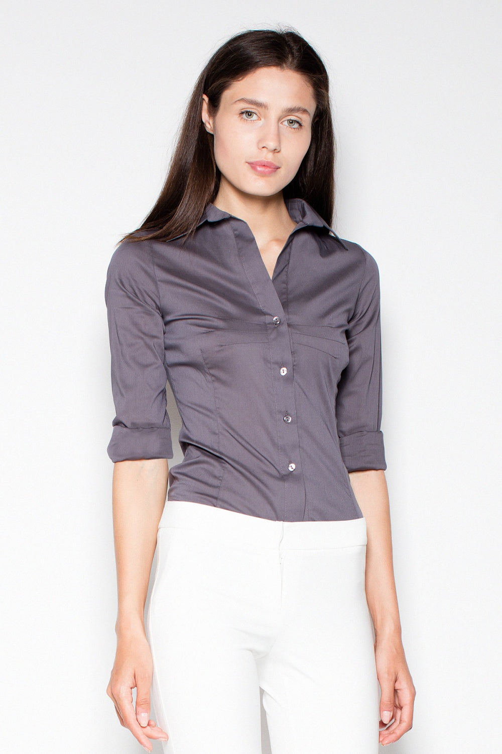 Long sleeve shirt model 77456 Elsy Style Shirts for Women