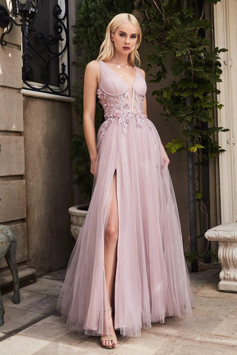 MEGARA TULLE GOWN ALA1057 Elsy Style All dresses