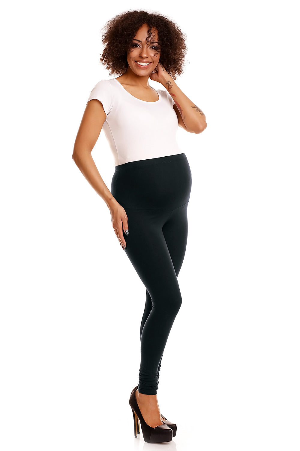 Maternity leggings model 174801 Elsy Style Maternity leggings