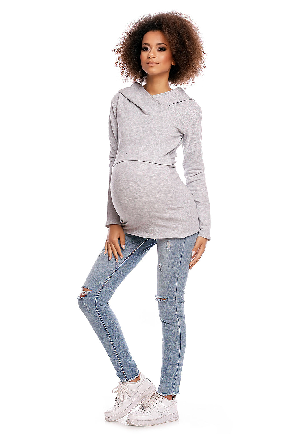 Maternity sweatshirt model 84459 Elsy Style Sweatshirts for Women