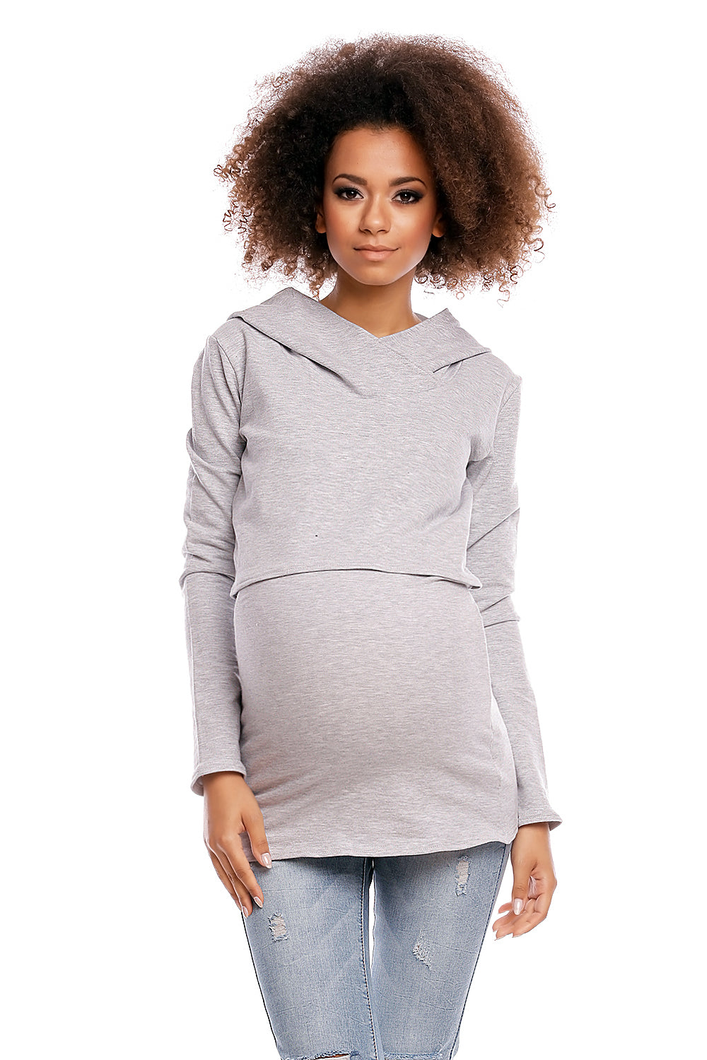 Maternity sweatshirt model 84459 Elsy Style Sweatshirts for Women