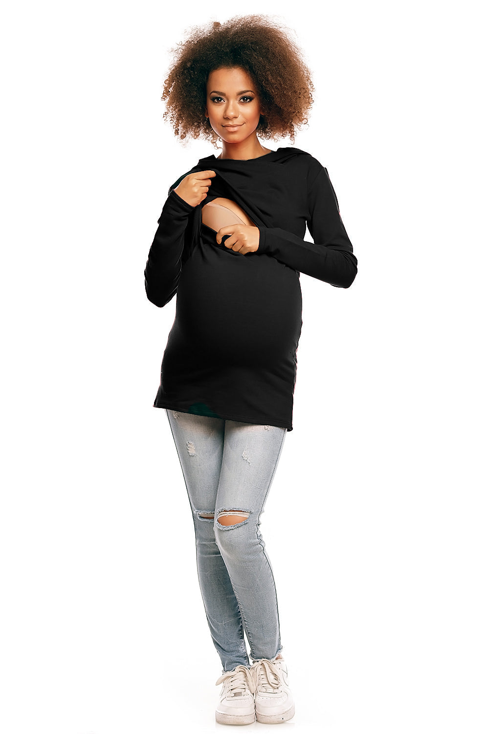 Maternity sweatshirt model 84463 Elsy Style Sweatshirts for Women