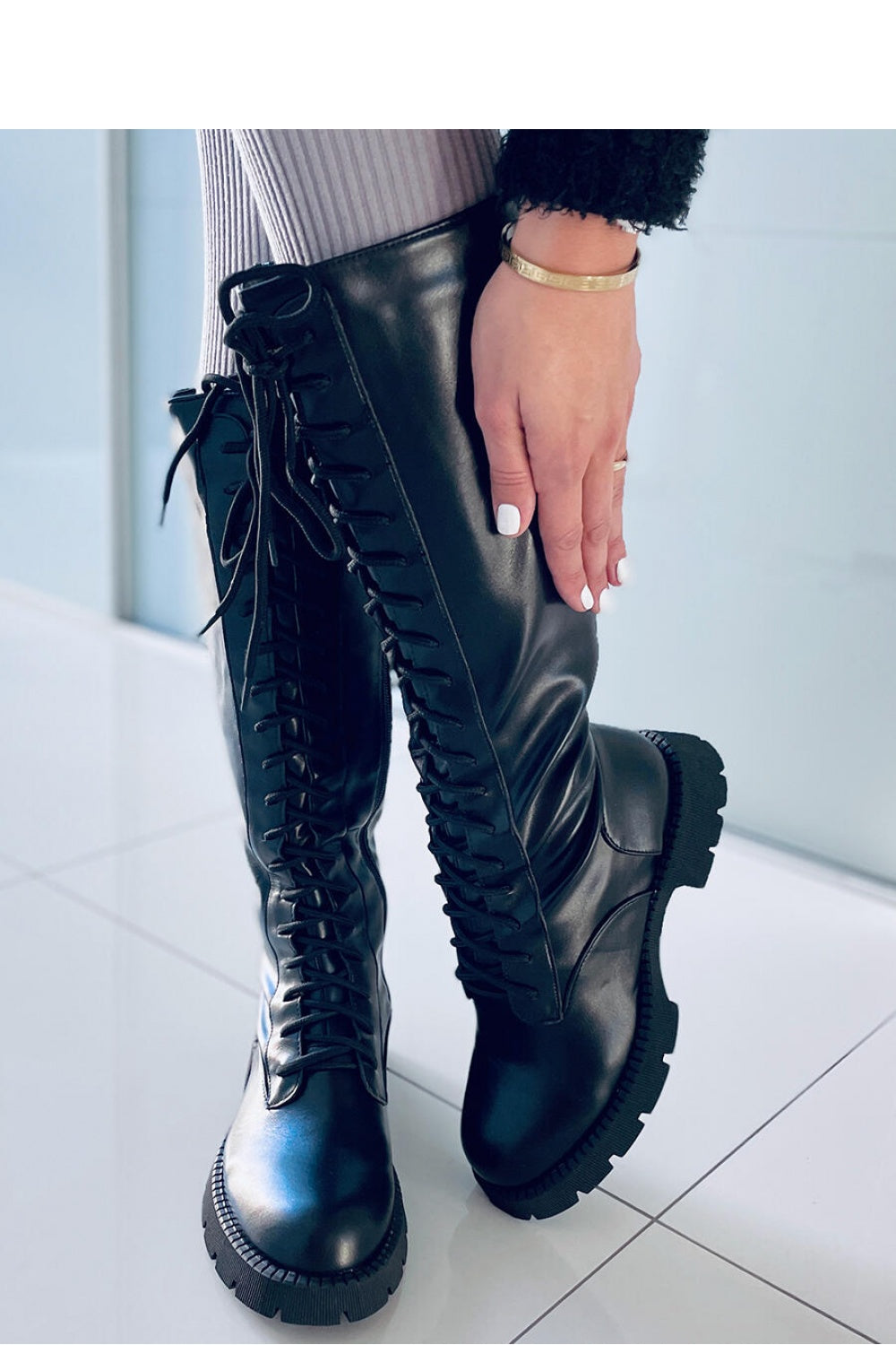 Officer boots model 171127 Elsy Style Over the Knee High Boots, Thigh High Boots