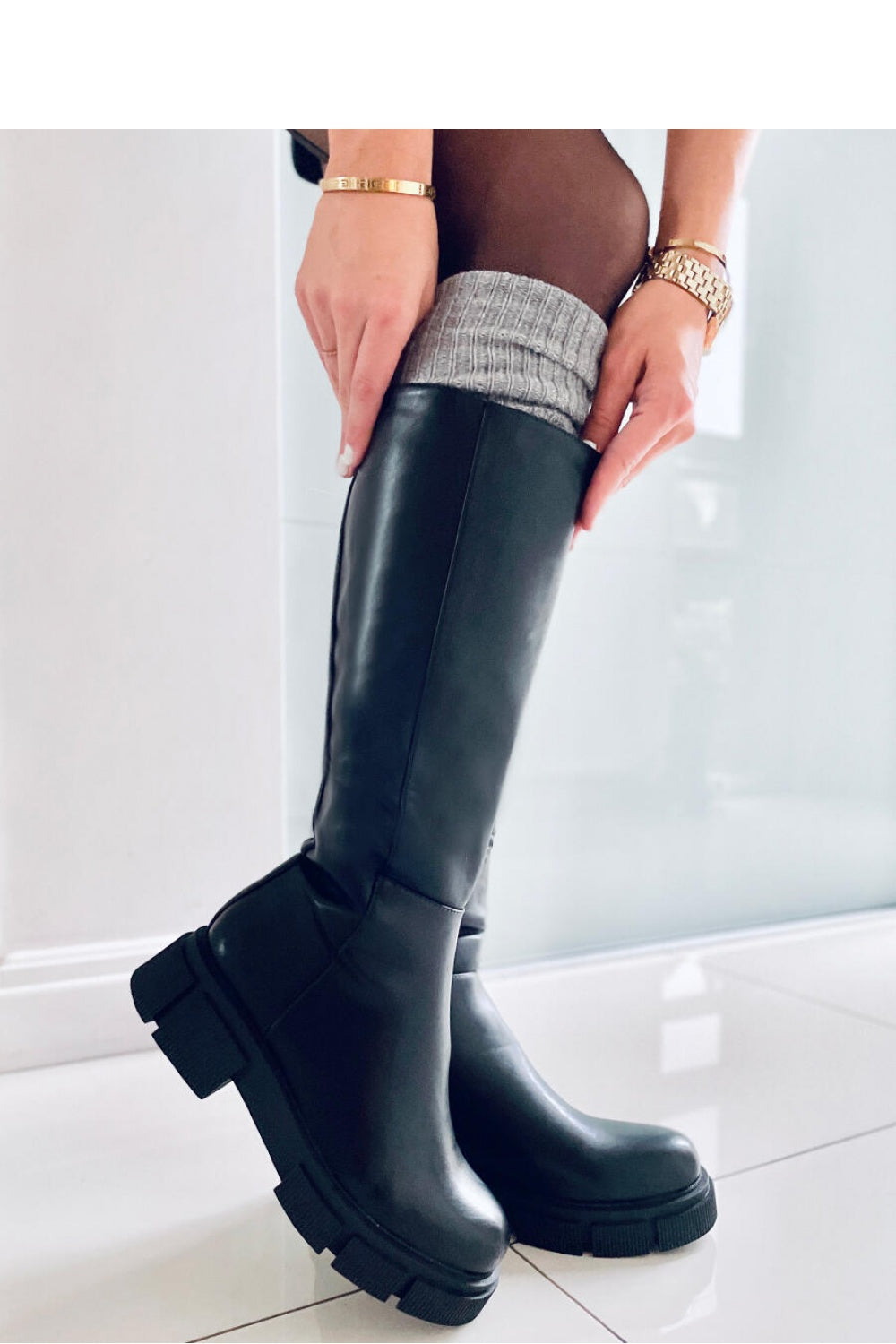 Officer boots model 174096 Elsy Style Over the Knee High Boots, Thigh High Boots