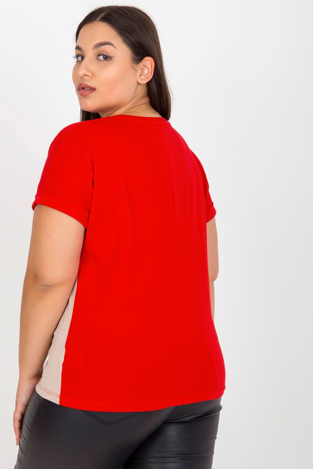 Plus size T-shirt model 166733 Elsy Style T-shirts plus size