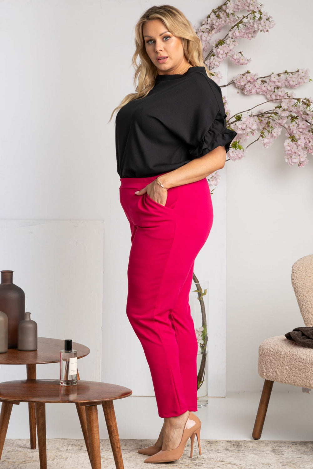 Plus size Trousers model 169226 Elsy Style Plus size Trousers