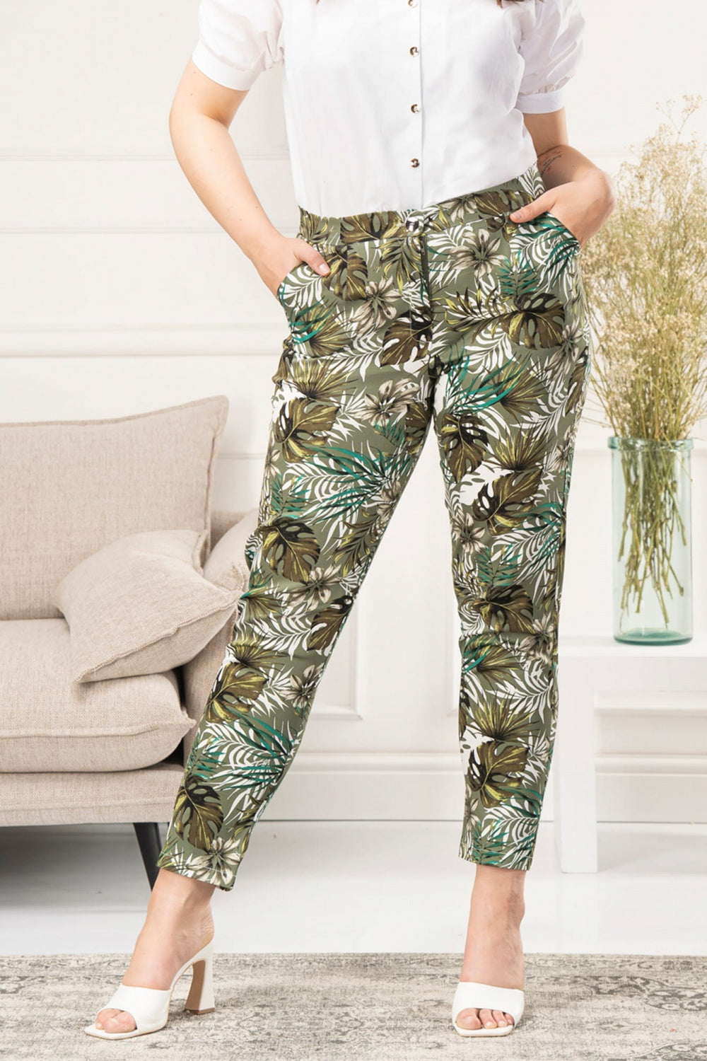 Plus size Trousers model 180468 Elsy Style Plus size Trousers