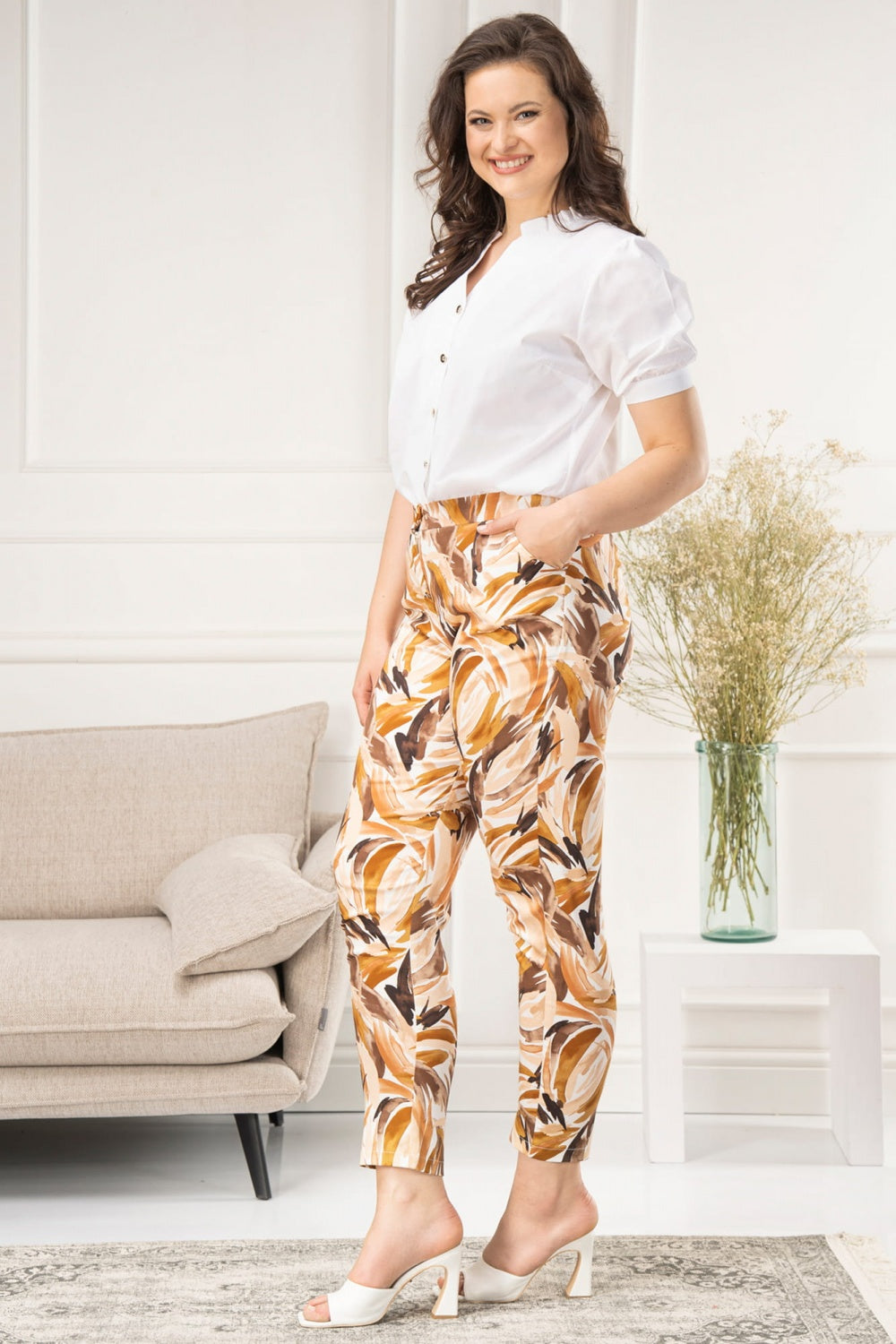 Plus size Trousers model 180469 Elsy Style Plus size Trousers