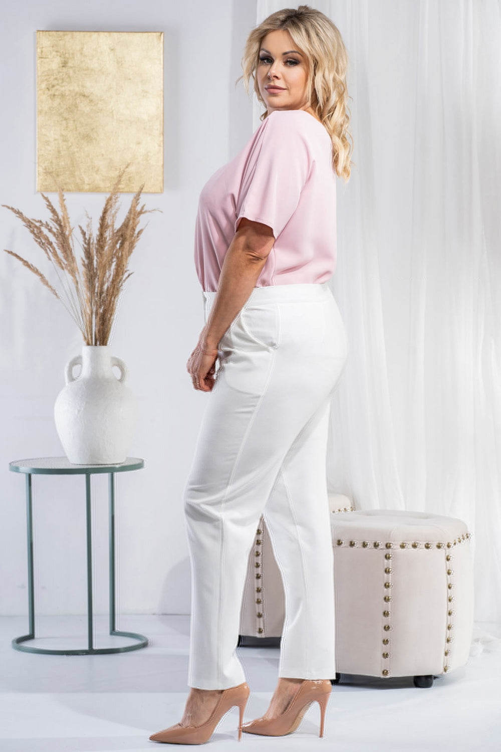 Plus size Trousers model 180471 Elsy Style Plus size Trousers