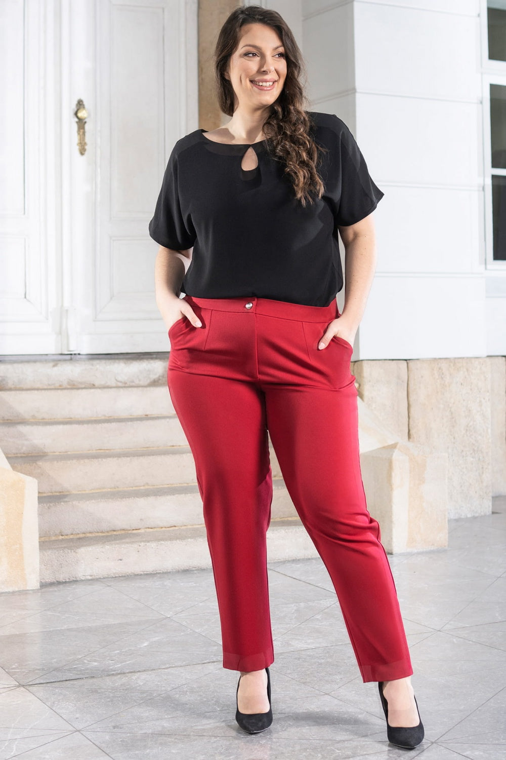 Plus size Trousers model 180474 Elsy Style Plus size Trousers