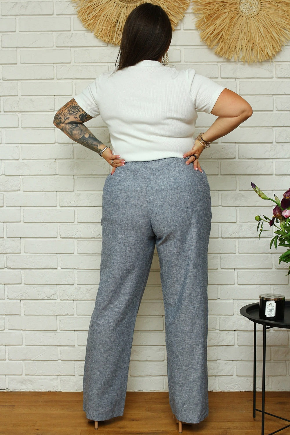 Plus size Trousers model 180481 Elsy Style Plus size Trousers