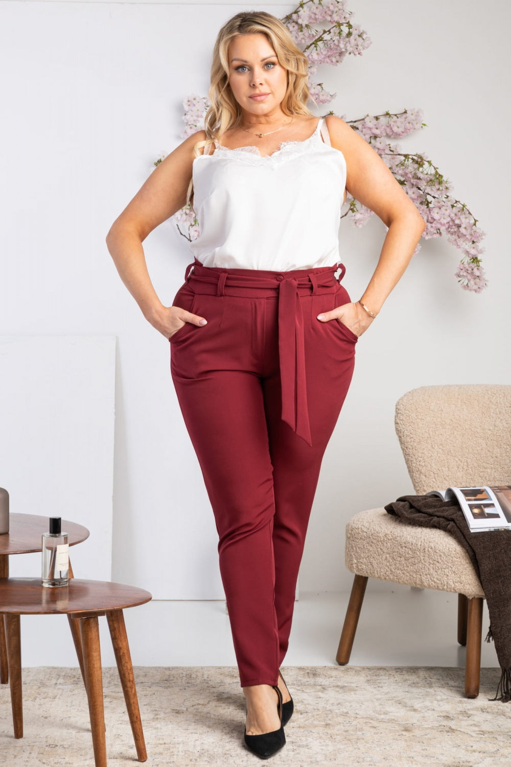 Plus size Trousers model 180489 Elsy Style Plus size Trousers