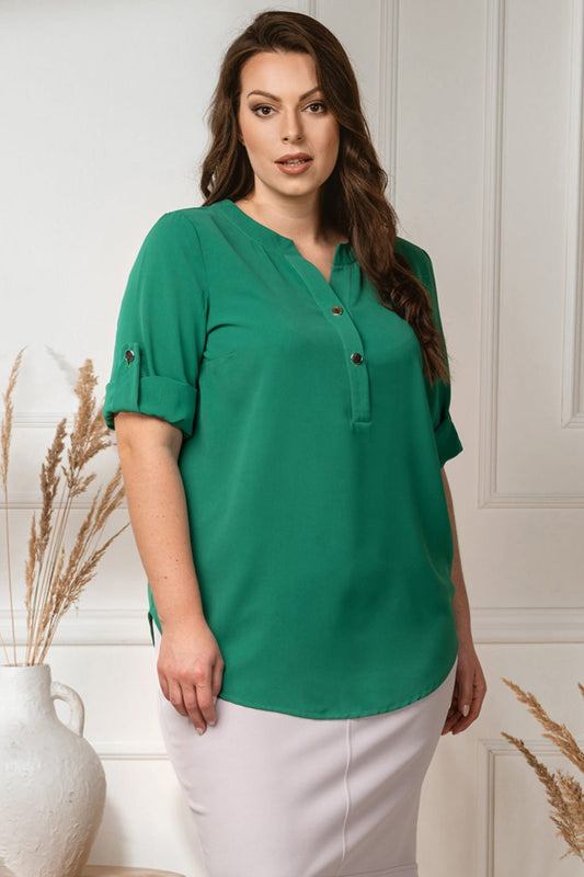 Plus size blouse model 168989 Elsy Style Plus Size Shirts, Blouses, Tunics