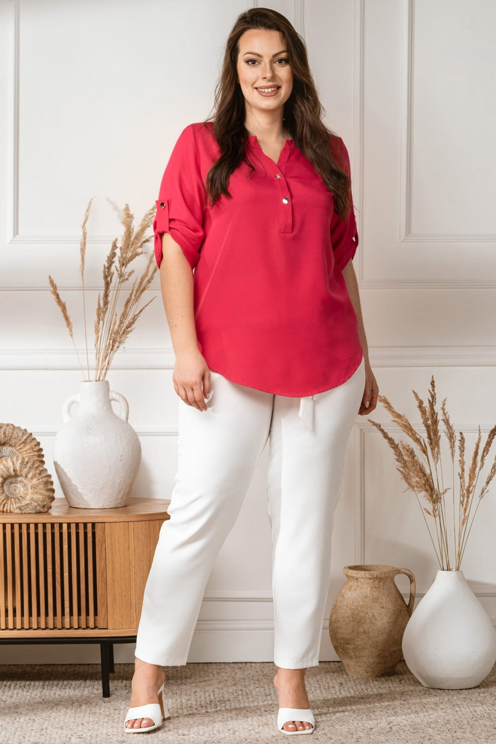 Plus size blouse model 168990 Elsy Style Plus Size Shirts, Blouses, Tunics