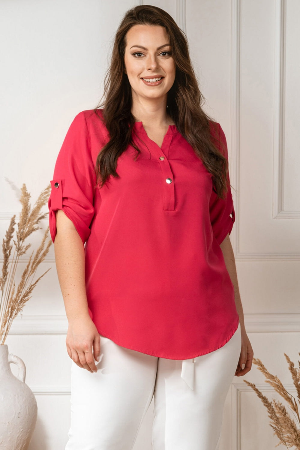 Plus size blouse model 168990 Elsy Style Plus Size Shirts, Blouses, Tunics