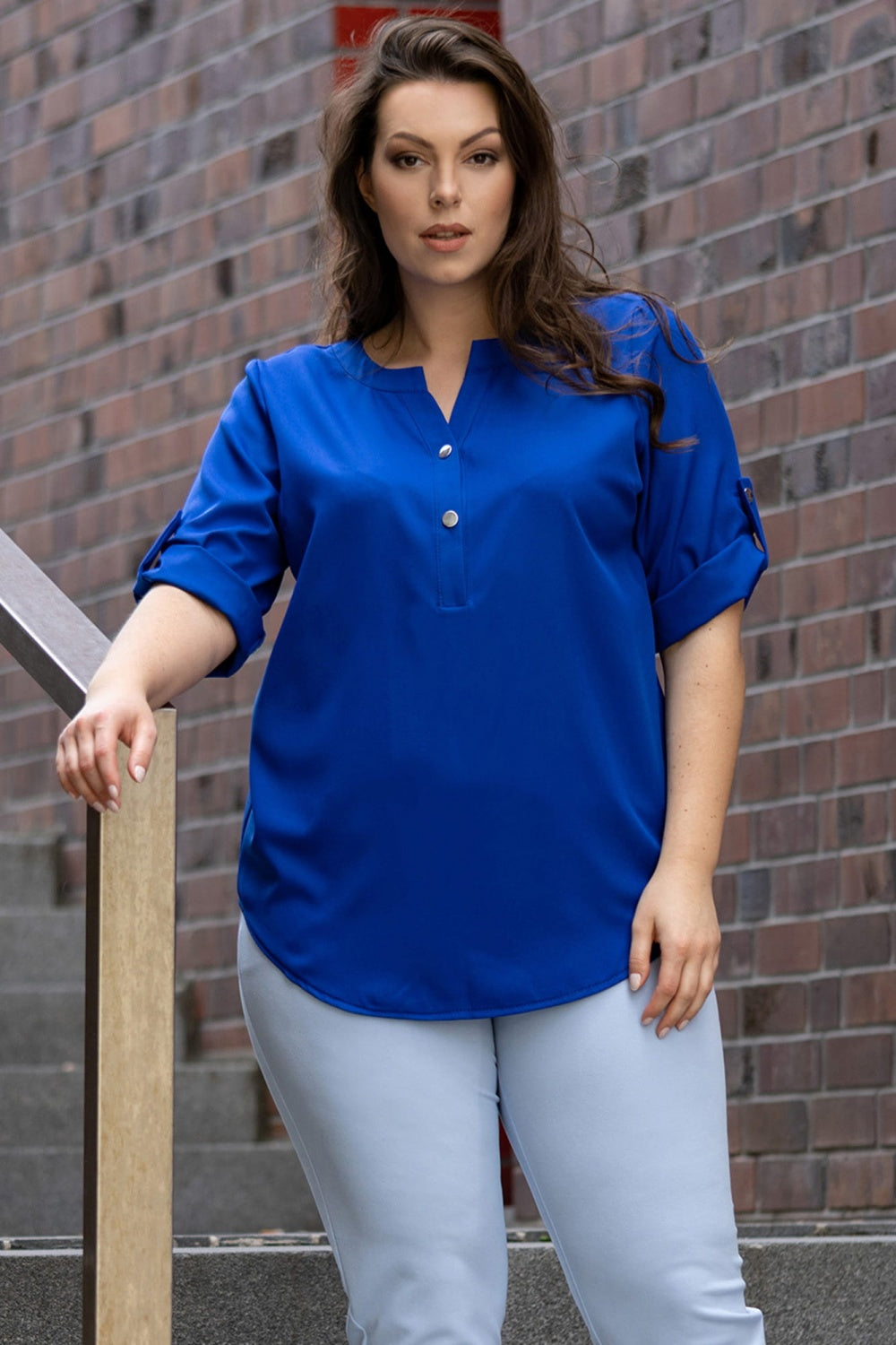 Plus size blouse model 168991 Elsy Style Plus Size Shirts, Blouses, Tunics