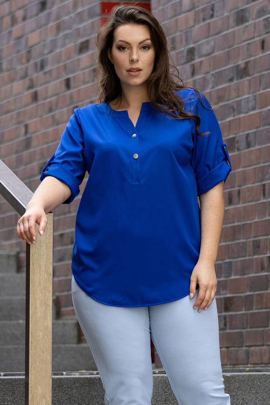 Plus size blouse model 168991 Elsy Style Plus Size Shirts, Blouses, Tunics