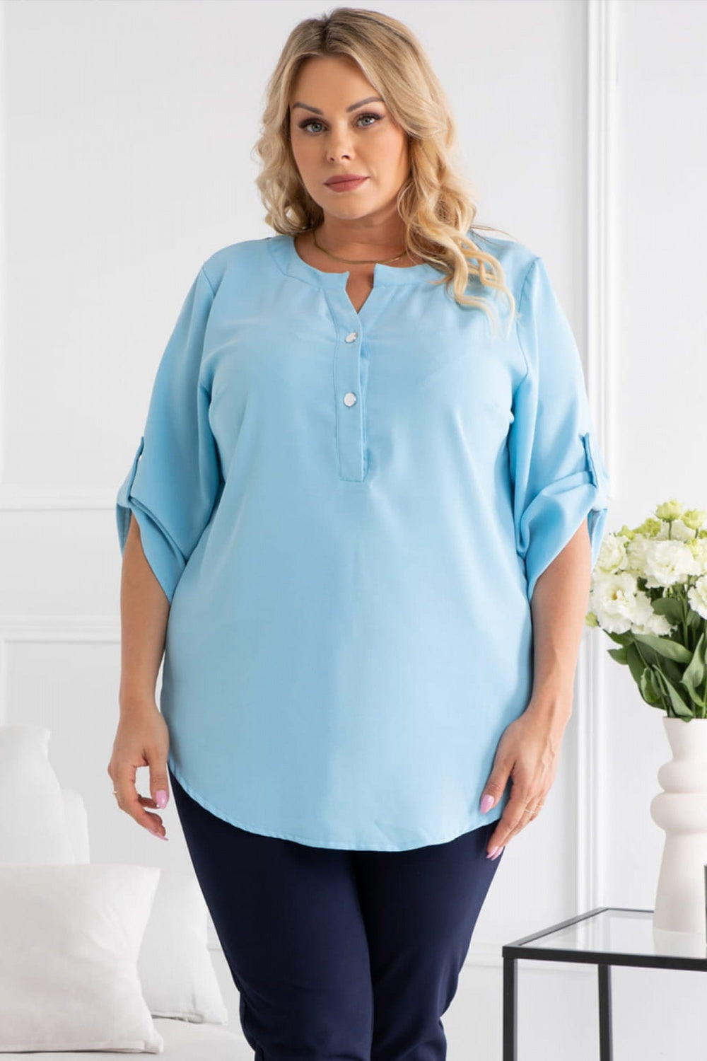 Plus size blouse model 168992 Elsy Style Plus Size Shirts, Blouses, Tunics