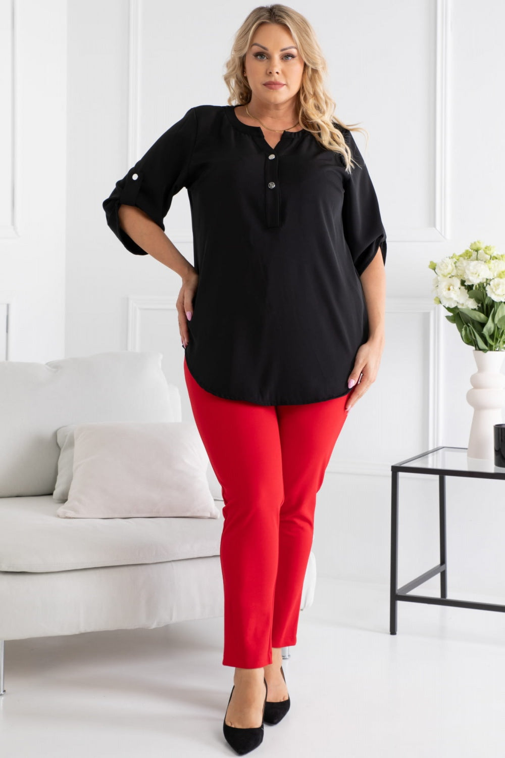 Plus size blouse model 168995 Elsy Style Plus Size Shirts, Blouses, Tunics