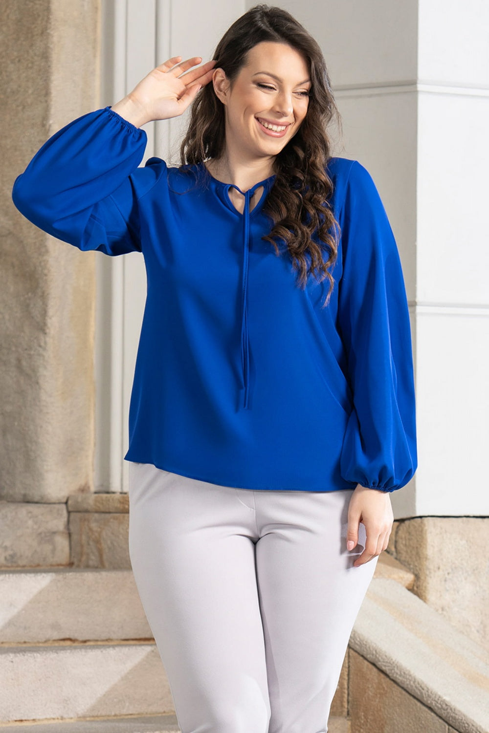 Plus size blouse model 176579 Elsy Style Plus Size Shirts, Blouses, Tunics