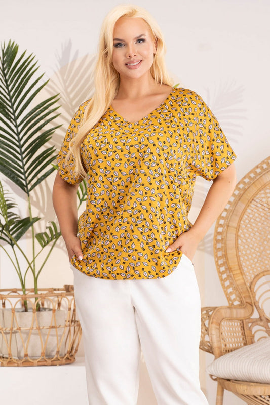 Plus size blouse model 182198 Elsy Style Plus Size Shirts, Blouses, Tunics