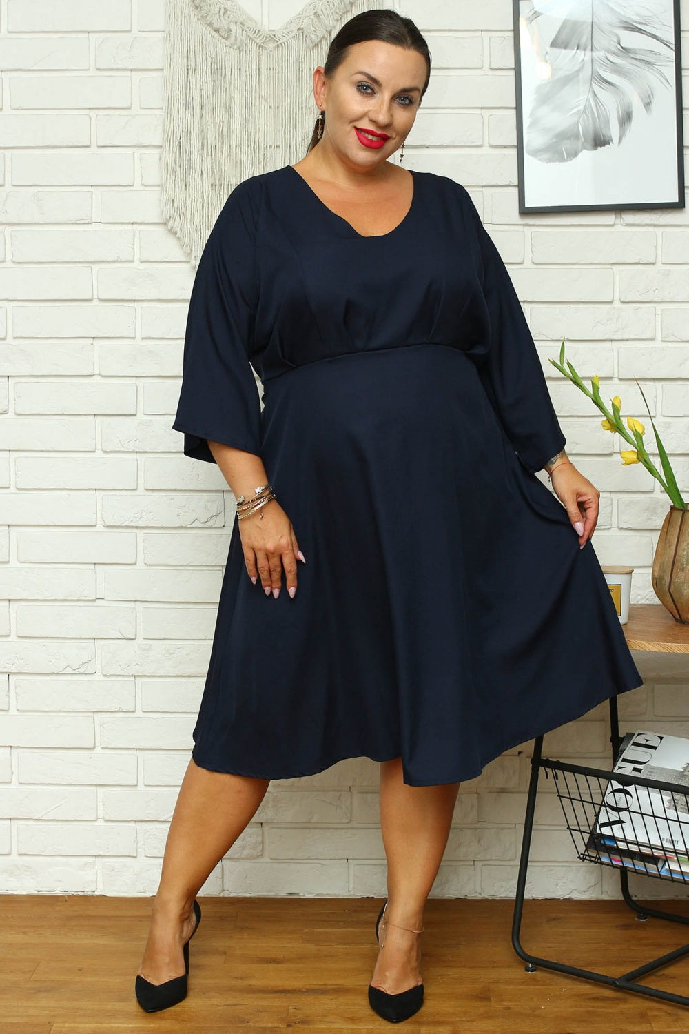 Plus size dress model 168960 Elsy Style Plus size dresses