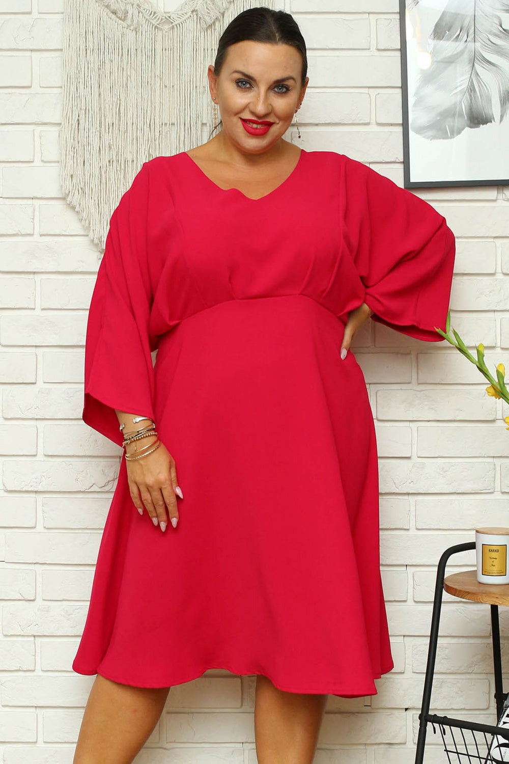 Plus size dress model 168961 Elsy Style Plus size dresses