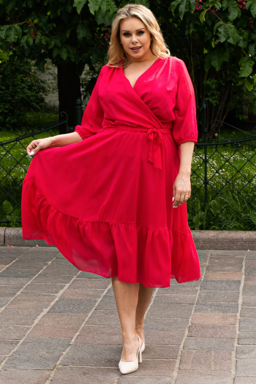 Plus size dress model 168976 Elsy Style Plus size dresses