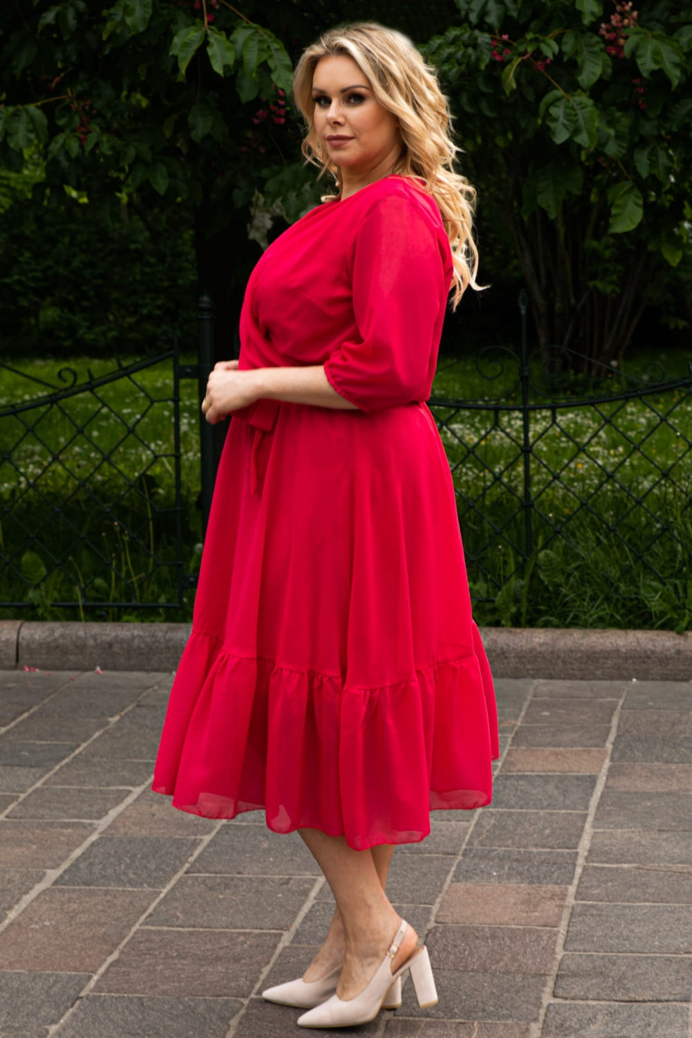 Plus size dress model 168976 Elsy Style Plus size dresses