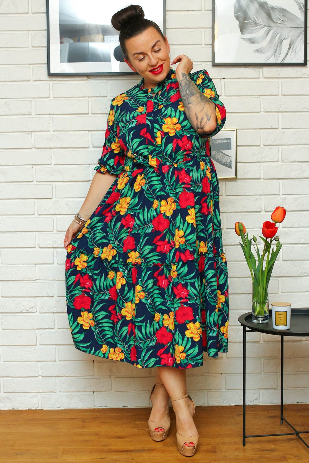 Plus size dress model 169066 Elsy Style Plus size dresses