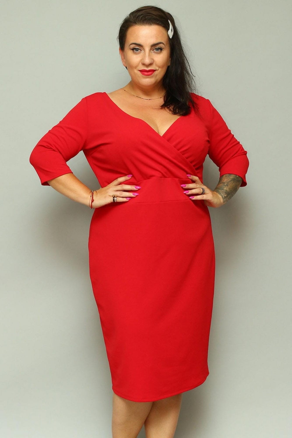 Plus size dress model 173062 Elsy Style Plus size dresses