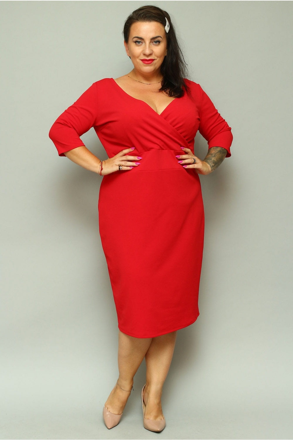 Plus size dress model 173062 Elsy Style Plus size dresses