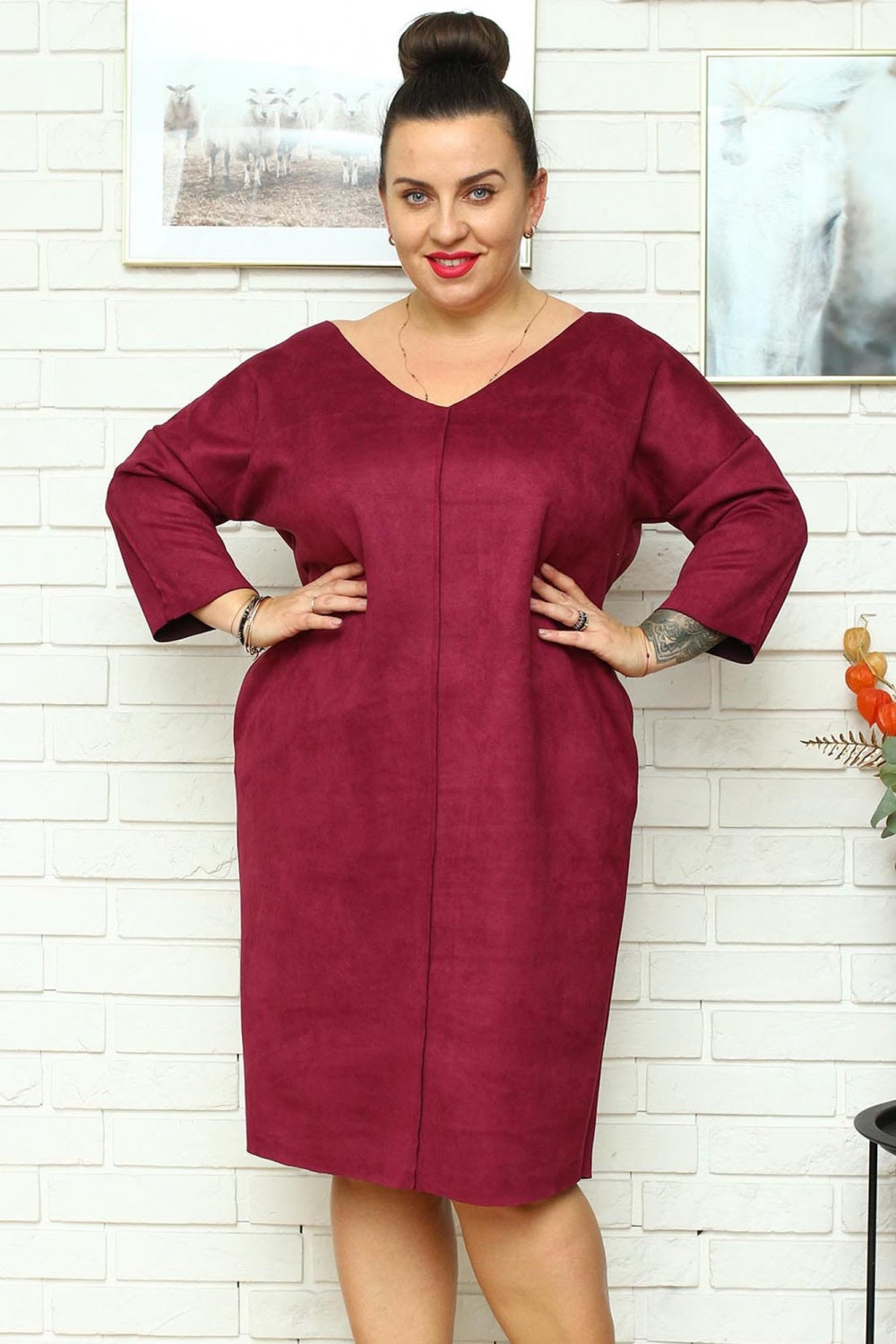 Plus size dress model 175219 Elsy Style Plus size dresses