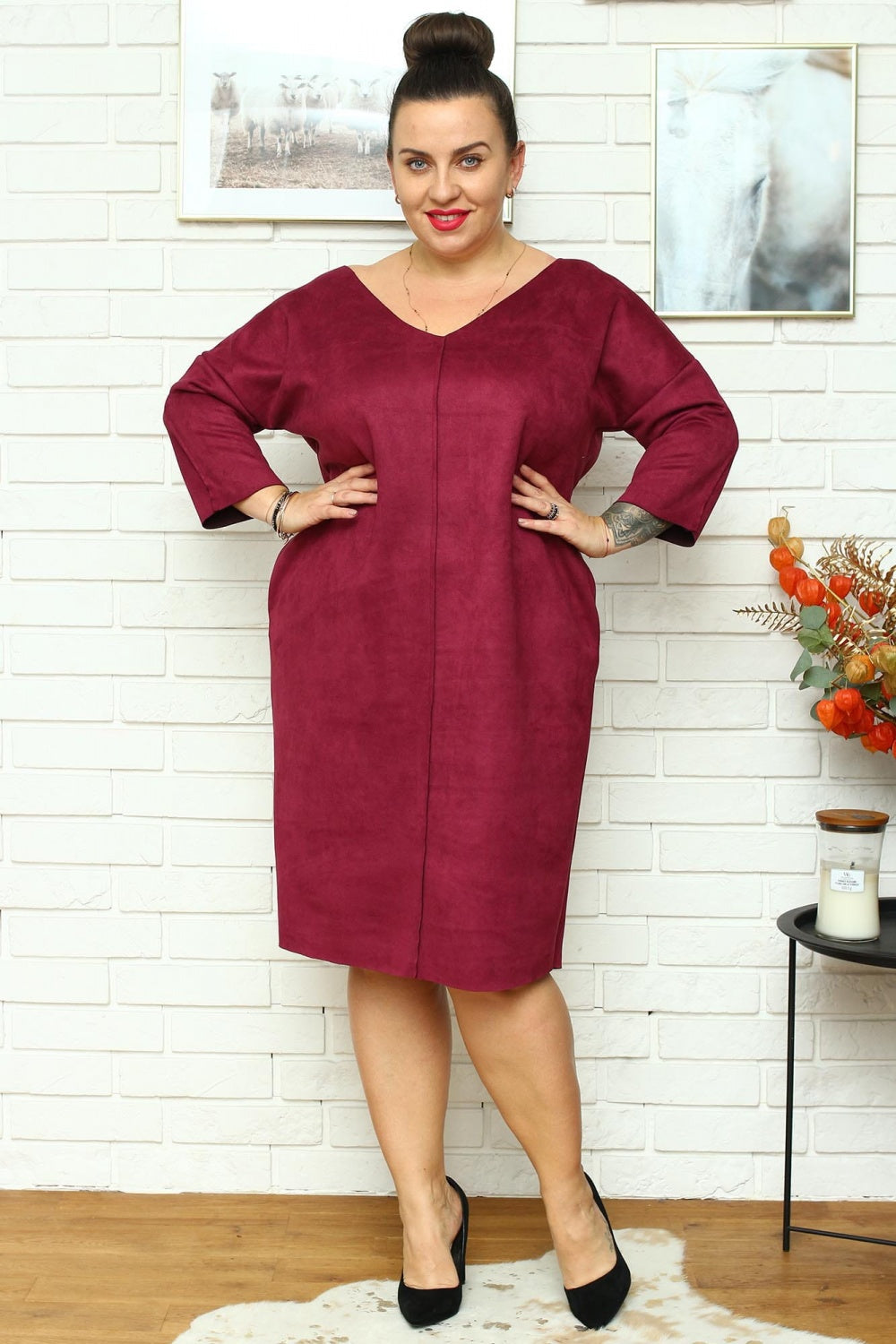 Plus size dress model 175219 Elsy Style Plus size dresses