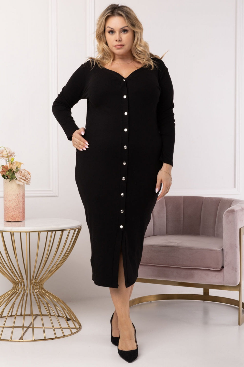 Plus size dress model 176531 Elsy Style Plus size dresses