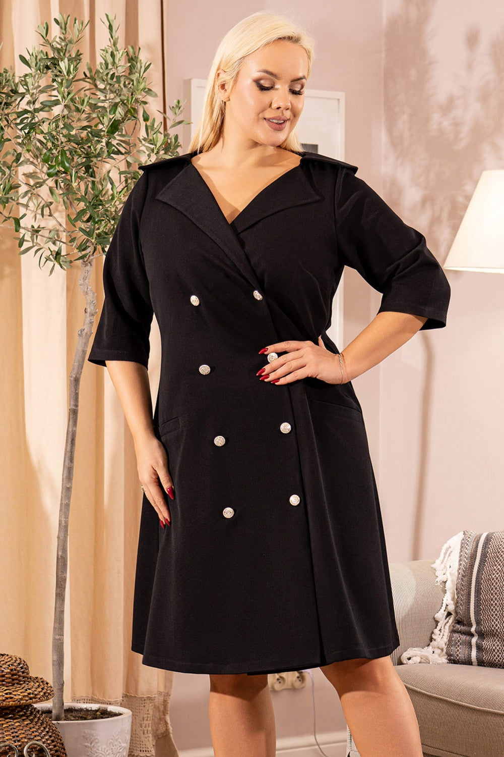 Plus size dress model 176840 Elsy Style Plus size dresses