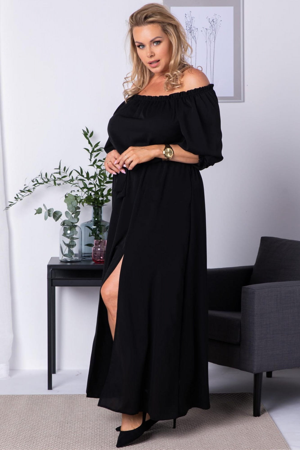 Plus size dress model 182180 Elsy Style Plus size dresses