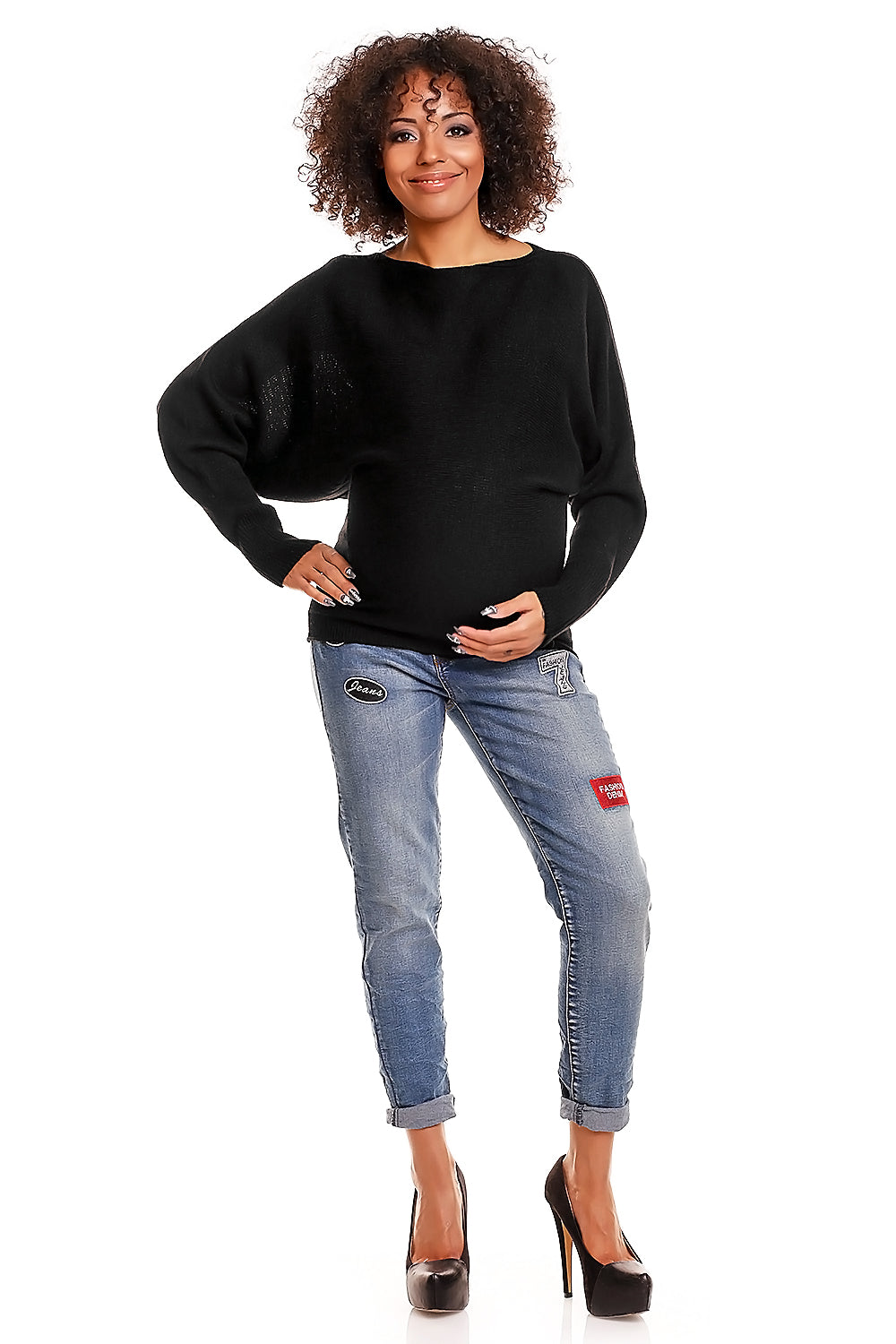 Pregnancy sweater model 84276 Elsy Style Sweaters, Pullovers, Jumpers, Turtlenecks, Boleros, Shrugs