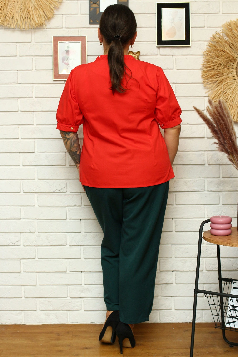 Shirt model 180509 Elsy Style Plus Size Shirts, Blouses, Tunics