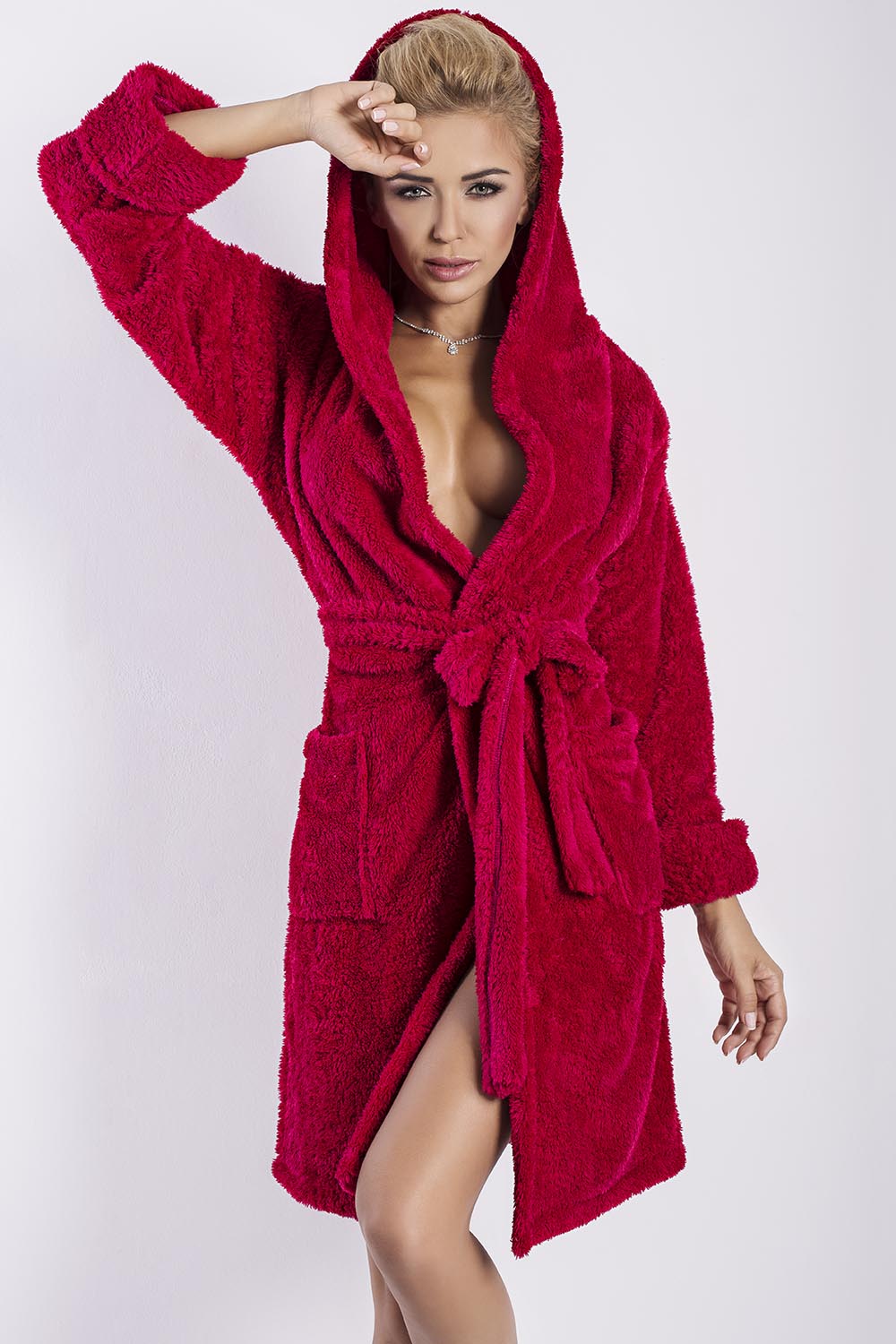 Short bathrobe model 119933 Elsy Style Dressing Gowns, Bathrobes for Women