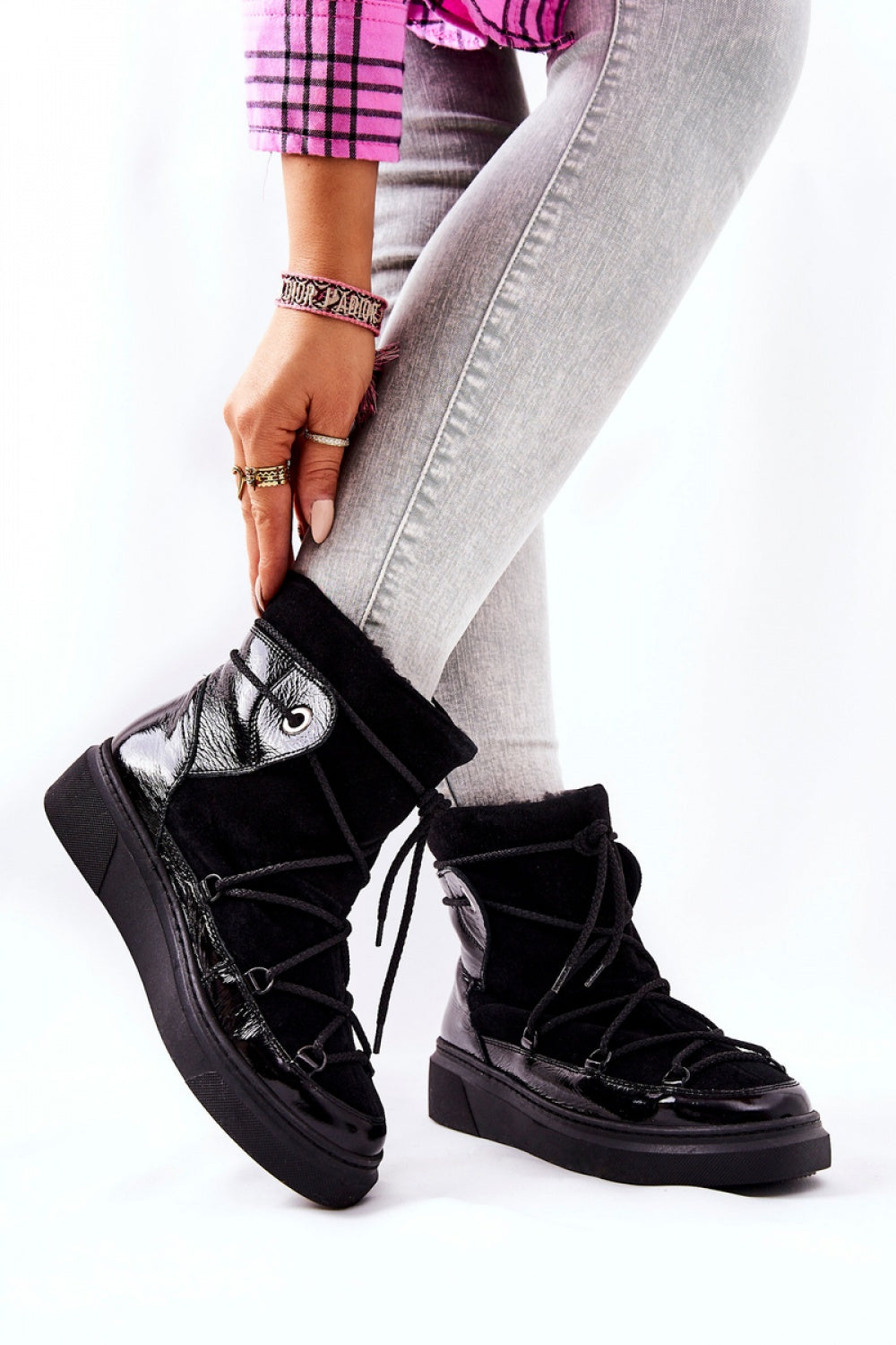 Snow boots model 173416 Elsy Style Women`s Ankle Boots & Booties