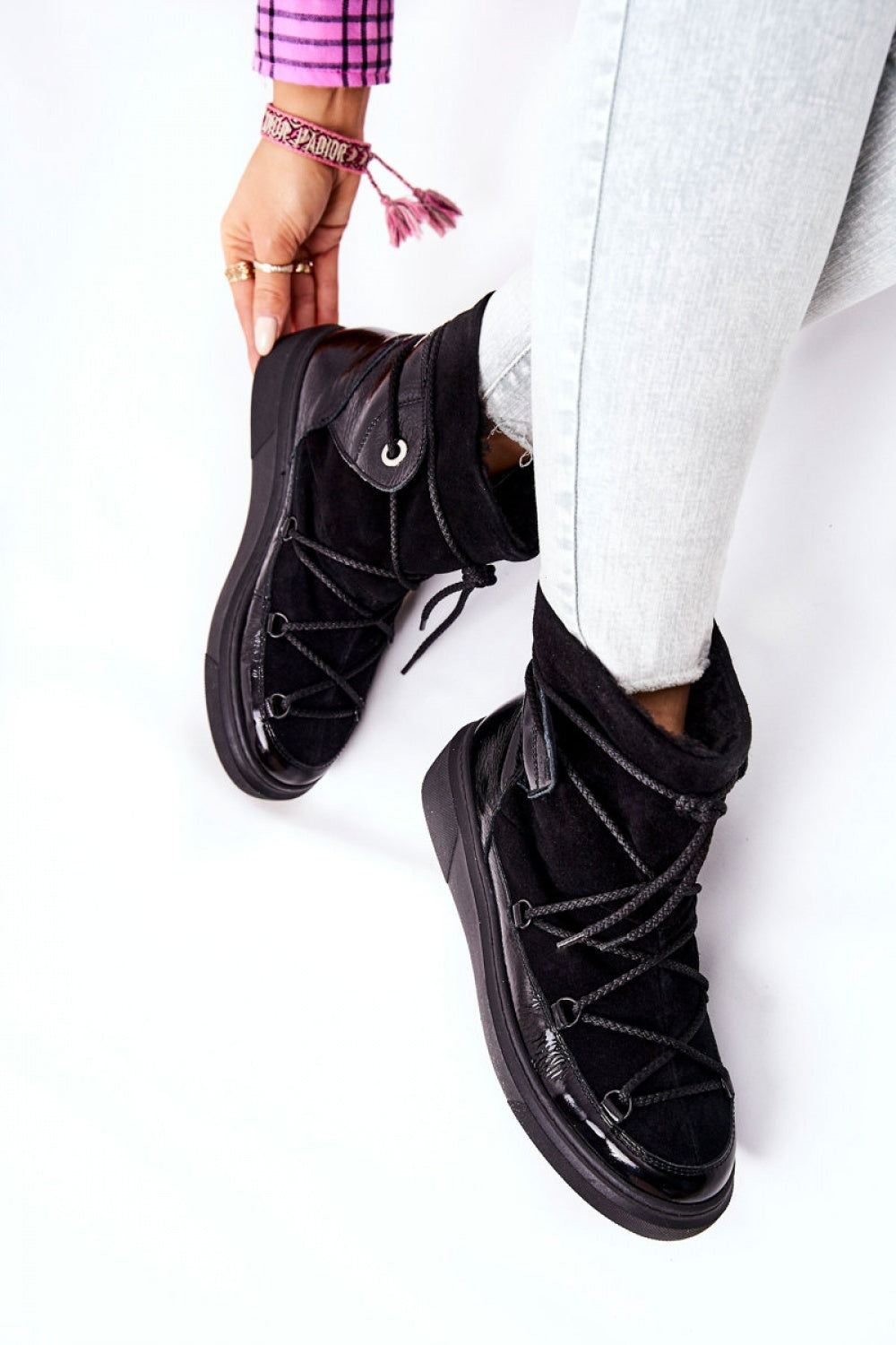 Snow boots model 173416 Elsy Style Women`s Ankle Boots & Booties