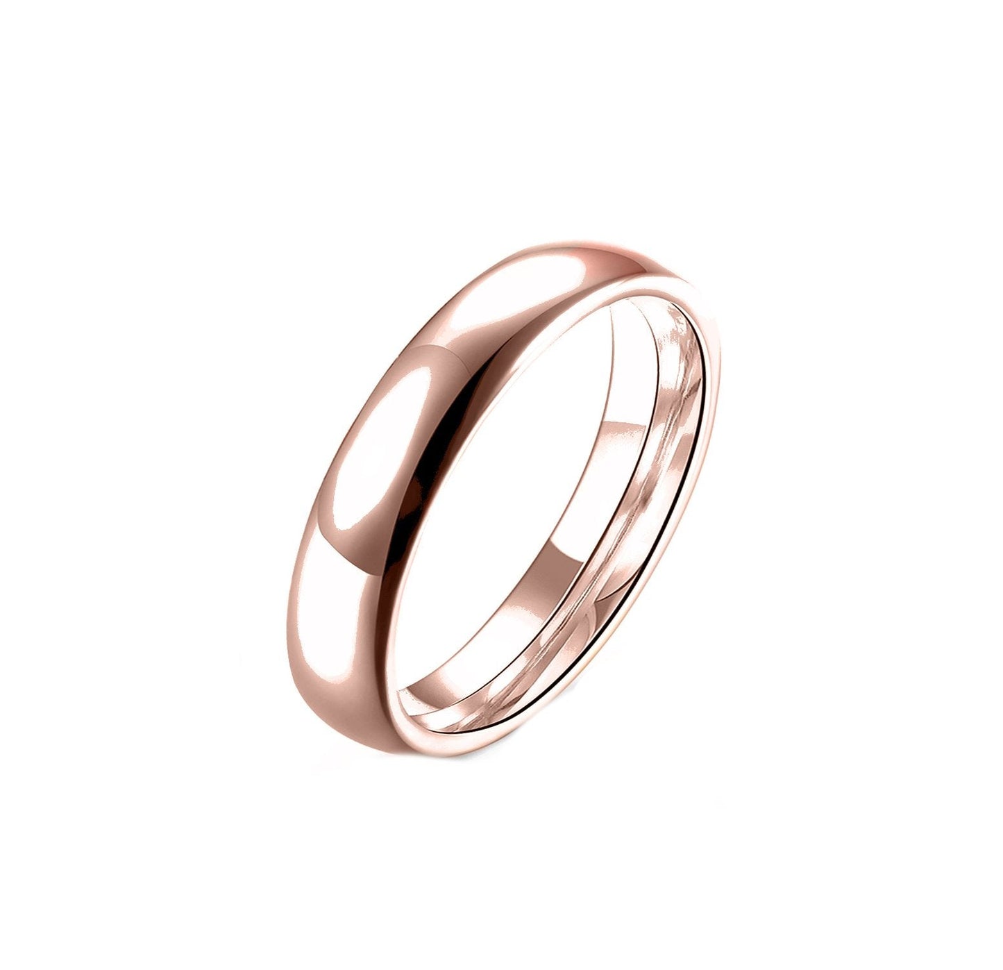 Stainless Steel Comfort Fit Unisex Band Ring Elsy Style Rings