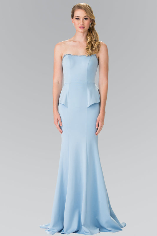 Strapless Mermaid Long Dress GLGL2304 Elsy Style PROM