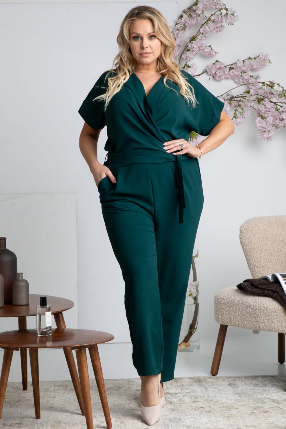 Suit plus size model 169155 Elsy Style Playsuits plus size