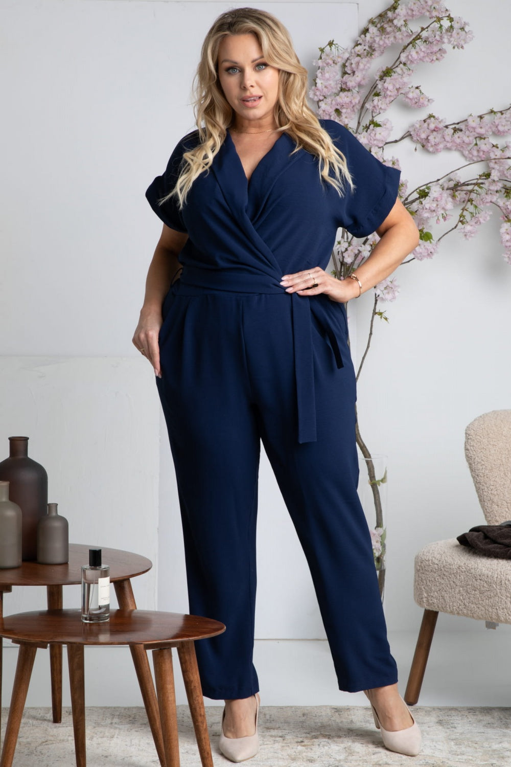 Suit plus size model 169156 Elsy Style Playsuits plus size