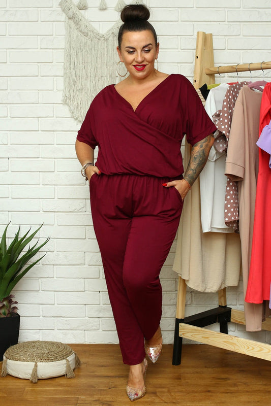 Suit plus size model 169204 Elsy Style Playsuits plus size