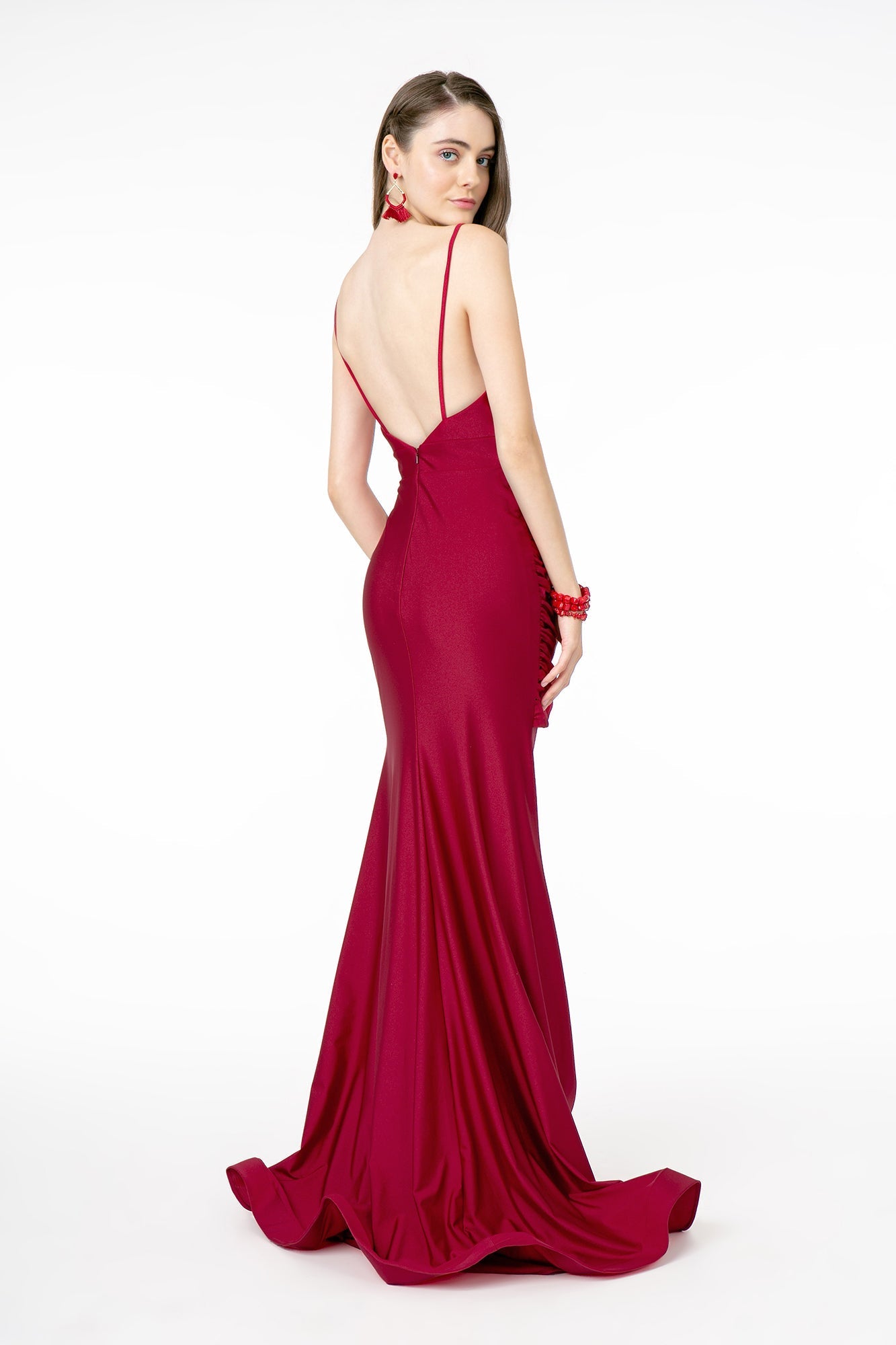 Sweetheart Neckline Jersey Long Dress GLGL1815 Elsy Style PROM